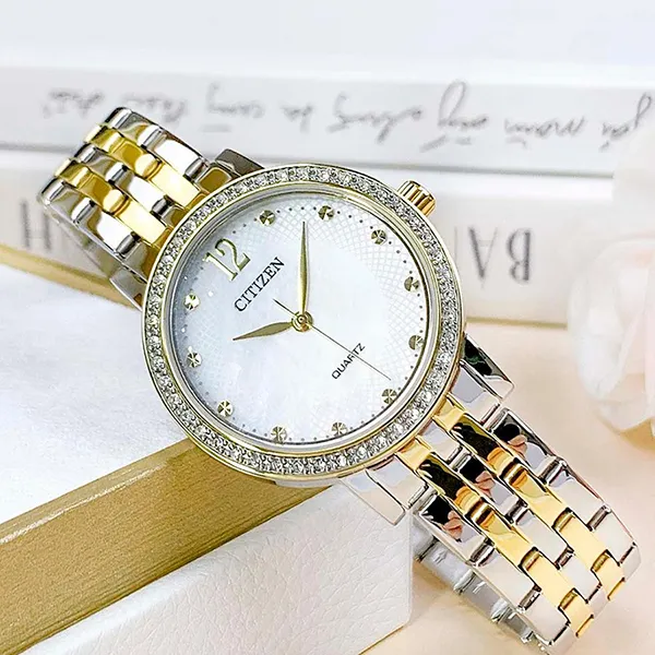 Đồng Hồ Nữ Citizen EL3104-54D Màu Bạc Vàng