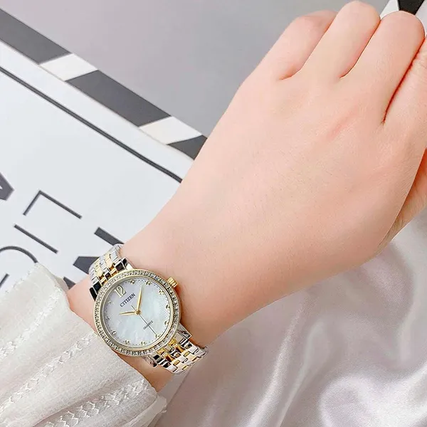 Đồng Hồ Nữ Citizen EL3104-54D Màu Bạc Vàng