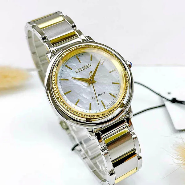 Đồng Hồ Nữ Citizen EM1104-83D Màu Bạc Vàng