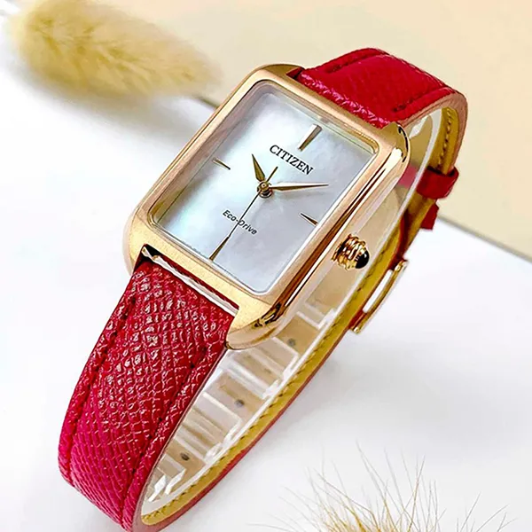 Đồng Hồ Nữ Citizen EM1193-08D Màu Hồng Trắng