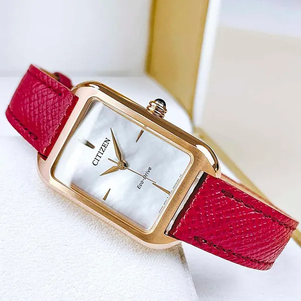 Đồng Hồ Nữ Citizen EM1193-08D Màu Hồng Trắng