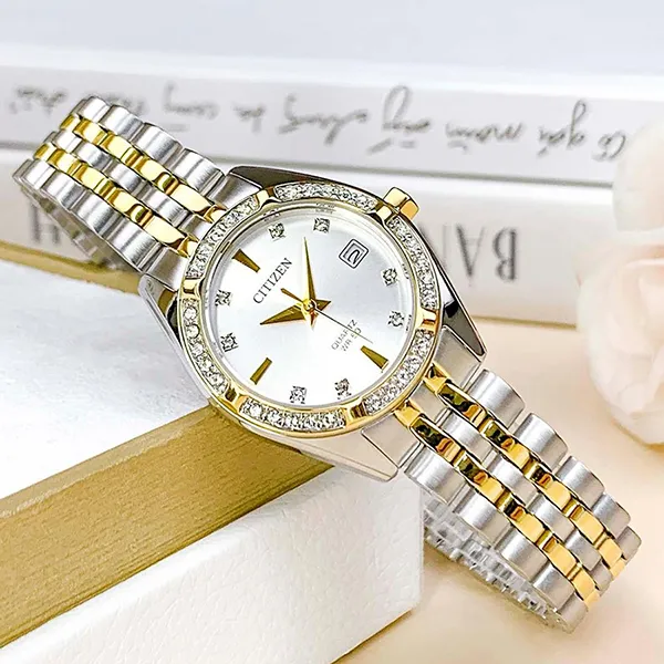 Đồng Hồ Nữ Citizen EU6066-59A Màu Bạc Vàng