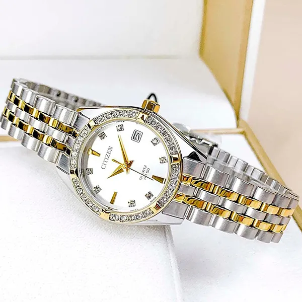 Đồng Hồ Nữ Citizen EU6066-59A Màu Bạc Vàng
