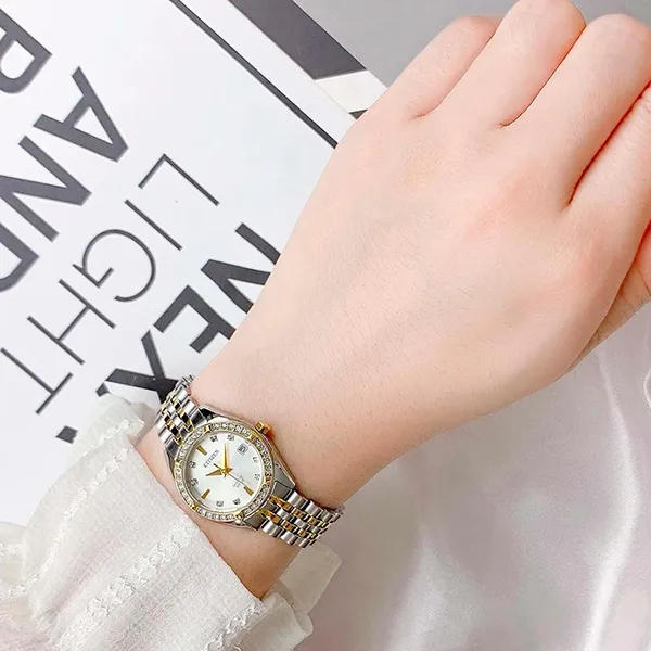 Đồng Hồ Nữ Citizen EU6066-59A Màu Bạc Vàng