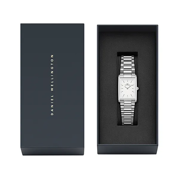 Đồng Hồ Nữ Daniel Wellington Bound 3-Link Silver DW00100700 Màu Bạc