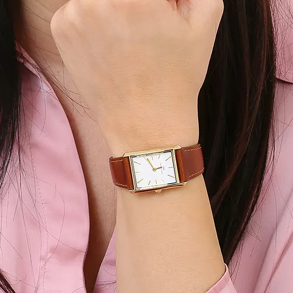 Đồng Hồ Nữ Daniel Wellington Bound Durham Gold DW00100696 Màu Nâu