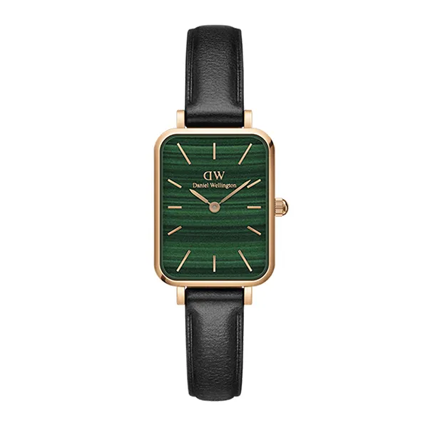 Đồng Hồ Nữ Daniel Wellington DW00100439 20x26mm Quadro Pressed Sheffield Màu Đen Xanh