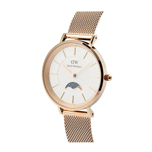 Đồng Hồ Nữ Daniel Wellington DW00100773 Petite Lune Melrose Màu Vàng Hồng