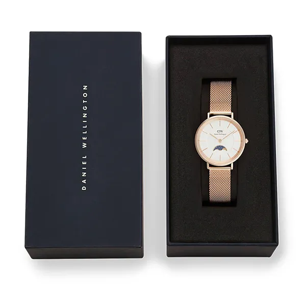 Đồng Hồ Nữ Daniel Wellington DW00100773 Petite Lune Melrose Màu Vàng Hồng
