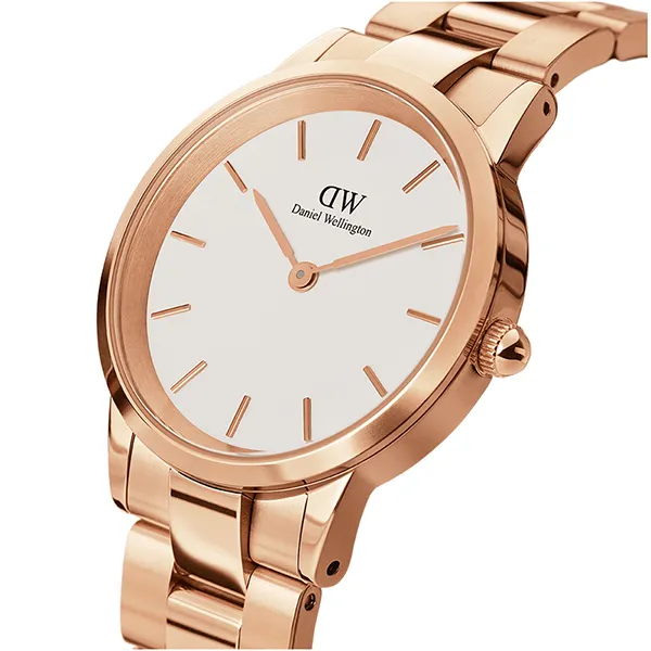 Đồng Hồ Nam Daniel Wellington Iconic Link 32mm DW00100211 Trắng Màu Trắng/ Vàng Hồng