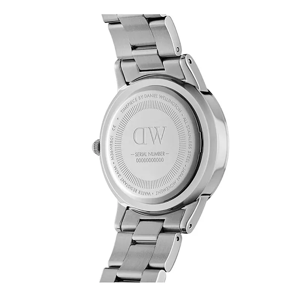 Đồng Hồ Nam Daniel Wellington Iconic Link DW00100204 Màu Bạc Đen