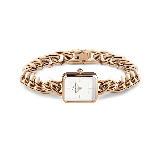 Đồng Hồ Nữ Daniel Wellington Jolie Chain DW00100835 Màu Vàng Hồng