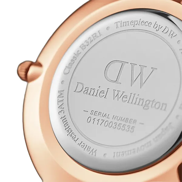 Đồng Hồ Nữ Daniel Wellington Petite Dover Rose Gold Màu Trắng