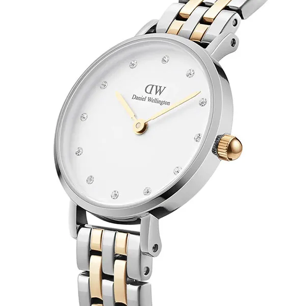 Đồng Hồ Nữ Daniel Wellington Petite Lumine 5-Link Two-Tone DW00100616 Màu Bạc Vàng
