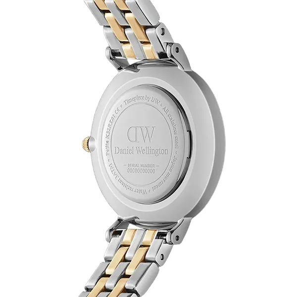 Đồng Hồ Nữ Daniel Wellington Petite Lumine Bezel 5-Link Two Tone MOP Silver Màu Bạc
