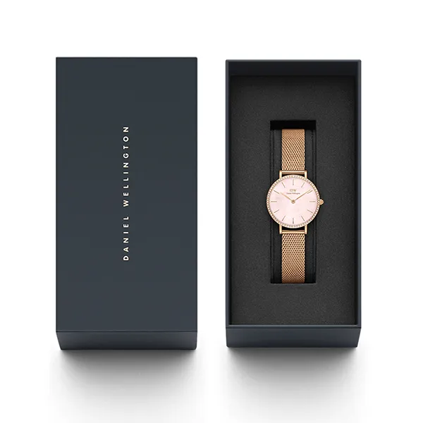 Đồng Hồ Nữ Daniel Wellington Petite Lumine Bezel Melrose DW00100663 Màu Vàng Hồng