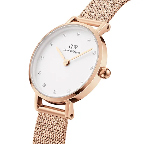 Đồng Hồ Nữ Daniel Wellington Petite Lumine Pressed Melrose DW00100529 Màu Vàng Hồng