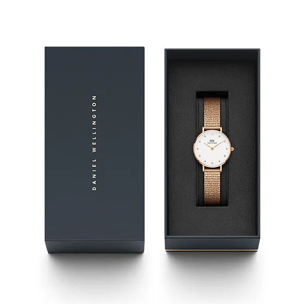 Đồng Hồ Nữ Daniel Wellington Petite Lumine Pressed Melrose DW00100529 Màu Vàng Hồng