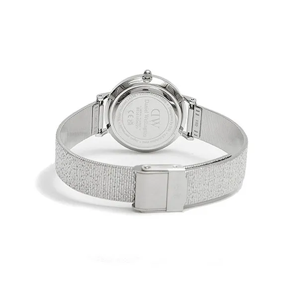 Đồng Hồ Nữ Daniel Wellington Petite Lumine Pressed Piano DW00100592 Màu Bạc