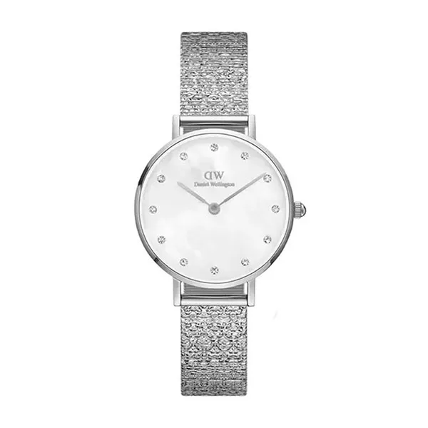 Đồng Hồ Nữ Daniel Wellington Petite Lumine Pressed Piano DW00100592 Màu Bạc