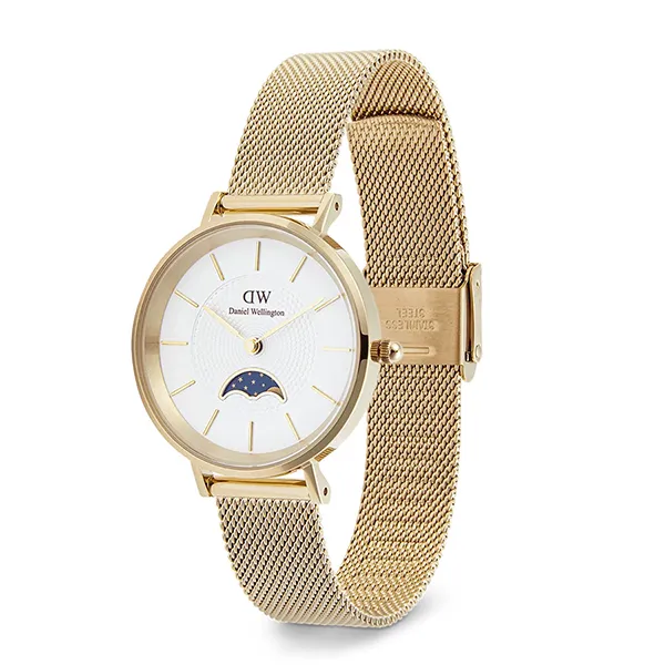 Đồng Hồ Nữ Daniel Wellington Petite Lune Evergold DW00100771 Màu Vàng Gold