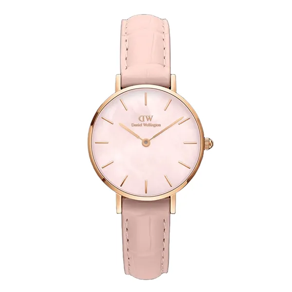 Đồng Hồ Nữ Daniel Wellington Petite Rouge Pink MoP Rose Gold Màu Hồng