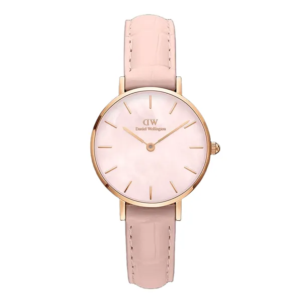 Đồng Hồ Nữ Daniel Wellington Petite Rouge Pink MoP Rose Gold Màu Vàng Hồng