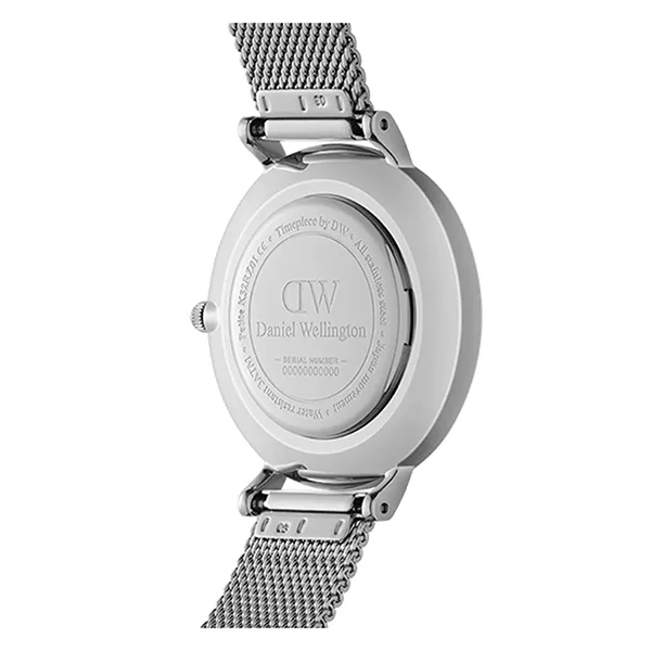 Đồng Hồ Daniel Wellington Petite Sterling 28mm DW00100218 Màu Đen Bạc
