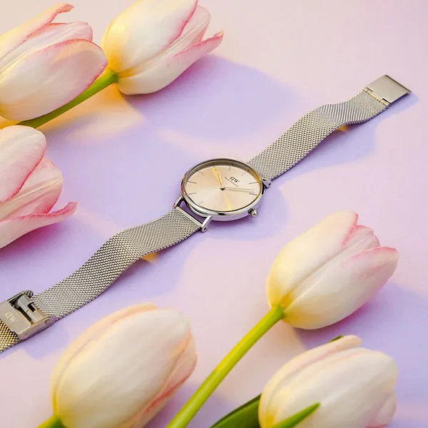 Đồng Hồ Nữ Daniel Wellington Petite Unitone DW00100468 32mm Màu Bạc