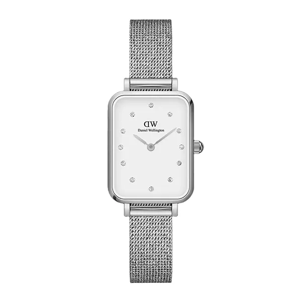 Đồng Hồ Nữ Daniel Wellington Quadro Lumine Pressed Sterling Màu Bạc