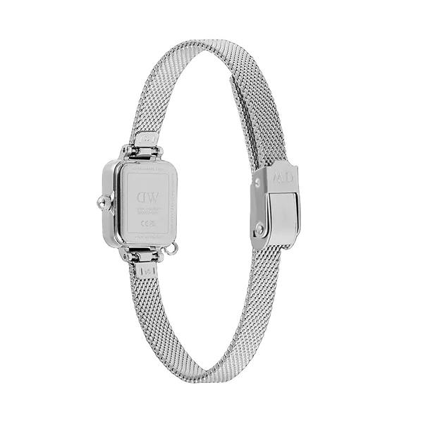 Đồng Hồ Nữ Daniel Wellington Quadro Mini Crystal Zodiac Sterling Màu Bạc - Đen