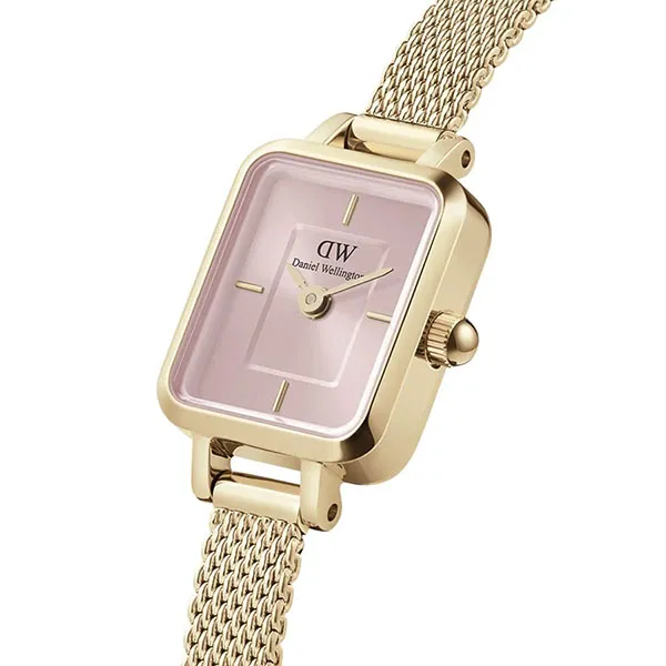 Đồng Hồ Nữ Daniel Wellington Quadro Mini Evergold Blush DW00100655 Màu Vàng Hồng
