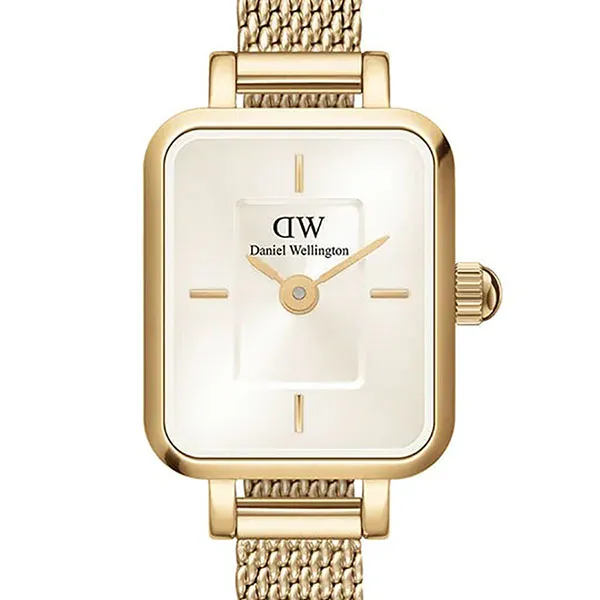 Đồng Hồ Nữ Daniel Wellington Quadro Mini Evergold Champagne DW00100656 Màu Vàng