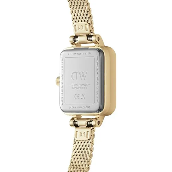 Đồng Hồ Nữ Daniel Wellington Quadro Mini Evergold Emerald DW00100653 Màu Xanh Vàng
