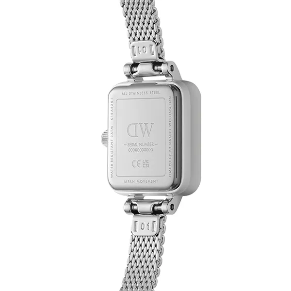 Đồng Hồ Nữ Daniel Wellington Quadro Mini Lumine Bezel Silver DW00100732 Màu Bạc