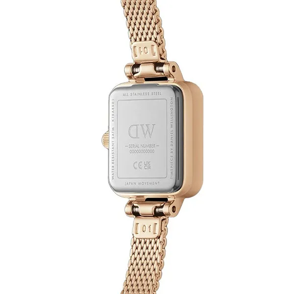 Đồng Hồ Nữ Daniel Wellington Quadro Mini Melrose Champagne DW00100651 Màu Vàng Hồng