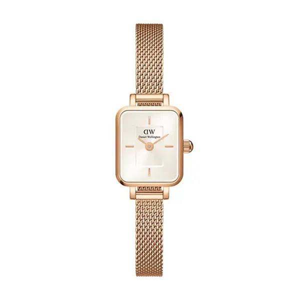 Đồng Hồ Nữ Daniel Wellington Quadro Mini Melrose Champagne DW00100651 Màu Vàng Hồng