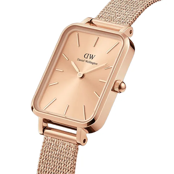 Đồng Hồ Nữ Daniel Wellington Quadro Pressed Unitone Màu Vàng Hồng