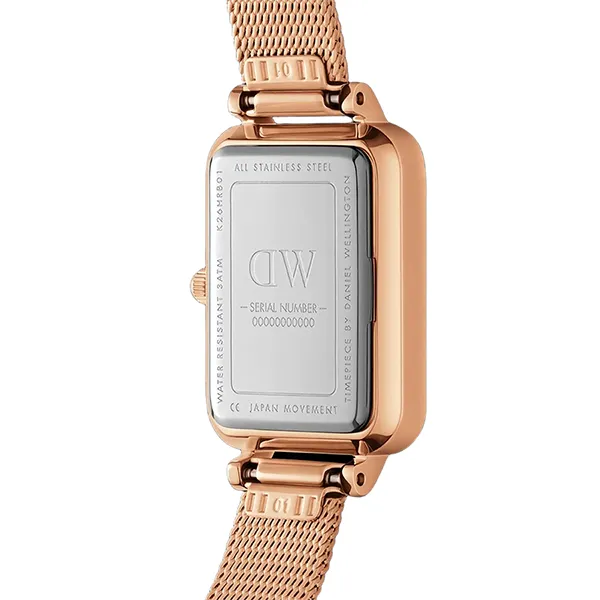 Đồng Hồ Nữ Daniel Wellington Quadro Pressed Unitone Màu Vàng Hồng
