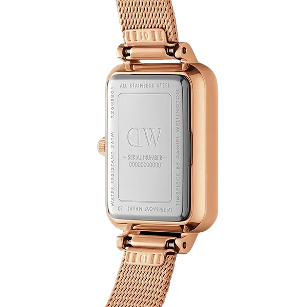 Đồng Hồ Nữ Daniel Wellington Quadro Roman Numerals Melrose Màu Vàng Hồng