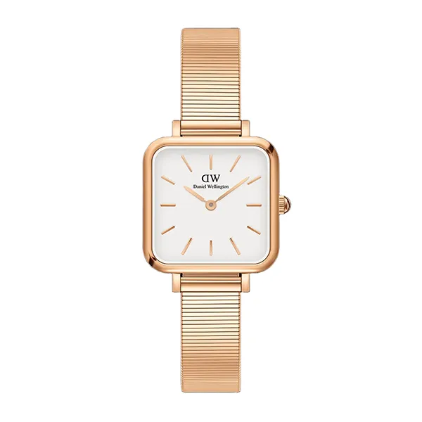 Đồng Hồ Nữ Daniel Wellington Quadro Studio Rose Gold Màu Vàng Hồng