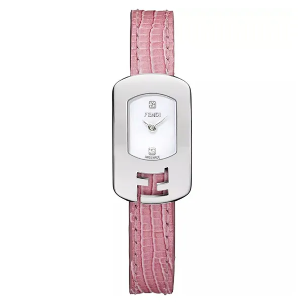 Đồng Hồ Nữ Fendi Chameleon Pink Watch 18x31mm F300024071D1 Màu Hồng Bạc