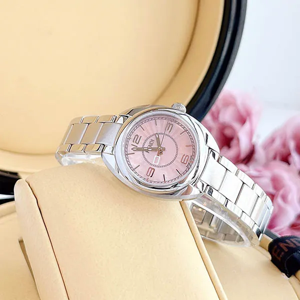 Đồng Hồ Nữ Fendi Quartz FOR462NAKF0QD1 Momento Màu Hồng Bạc