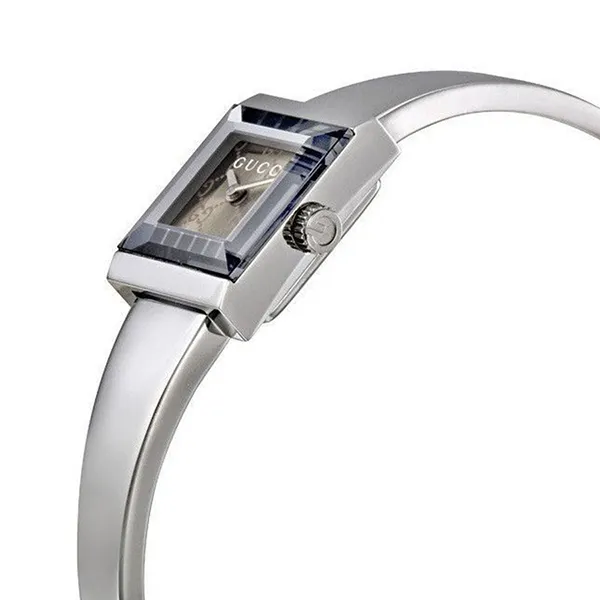 Đồng Hồ Nữ Gucci G-Frame Watch YA128510 Màu Bạc - Nâu