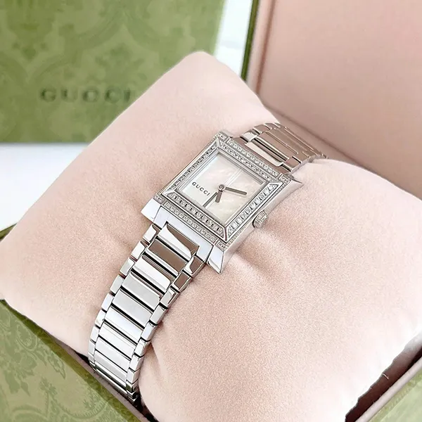 Đồng Hồ Nữ Gucci Watch YA111506 Màu Bạc