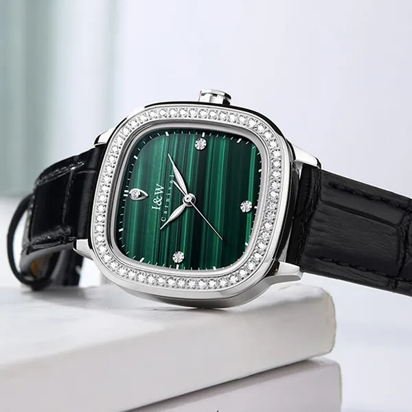 Đồng Hồ Nữ I&W Carnival 632L-D3-63 Màu Xanh Lá
