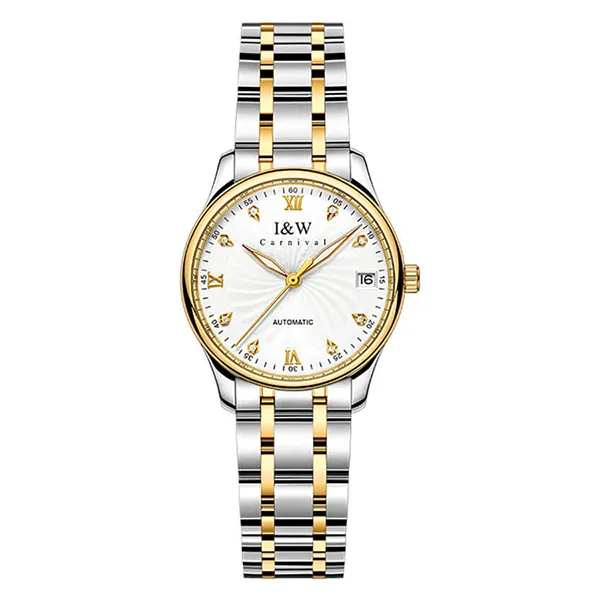 Đồng Hồ Nữ I&W Carnival 725L-T1 Màu Bạc Vàng