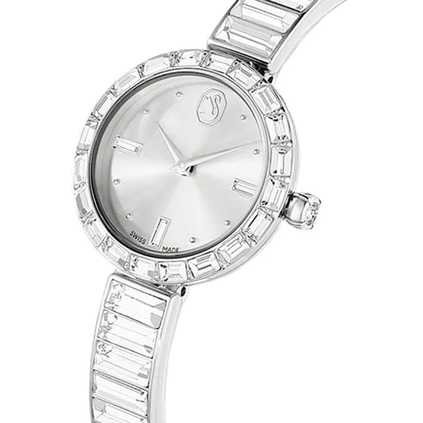 Đồng Hồ Nữ Swarovski Matrix Bangle Watch 5677487 Màu Bạc
