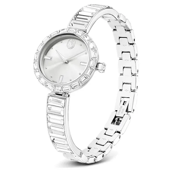 Đồng Hồ Nữ Swarovski Matrix Bangle Watch 5677487 Màu Bạc