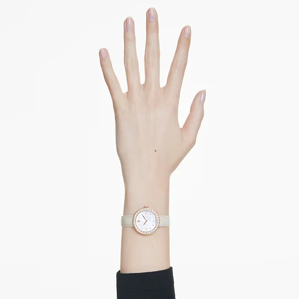 Đồng Hồ Nữ Swarovski Matrix Tennis 7-Link Watch 5672968 Màu Be